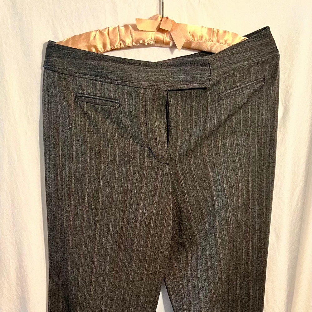 Loft - Grey with Red Stripe dress pant size 6